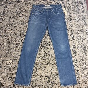 Rigid denim straight Blue Jeans